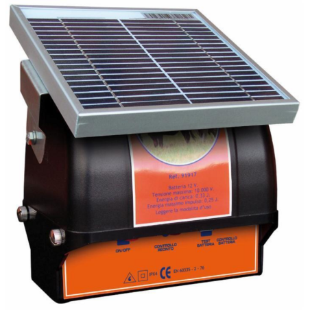 ELETTRIFICATORE S250 A PANNELLO SOLARE