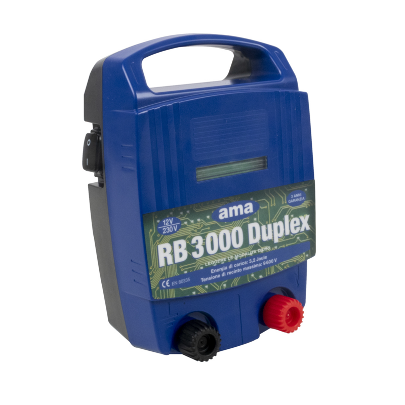 Elettrificatore Ranch Ama BR3000 con alimentazione a 12 V