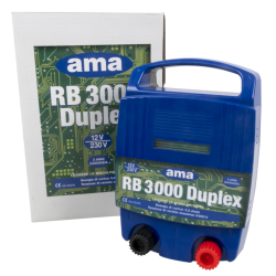 Elettrificatore Ranch Ama BR3000 con alimentazione a 12 V