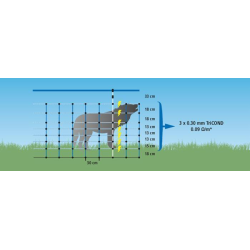 Rete lupo 141 50mt punta singola
