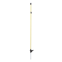 Palo fibra vetro ovale giallo 110 cm