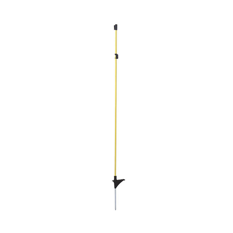Palo fibra vetro ovale giallo 110 cm