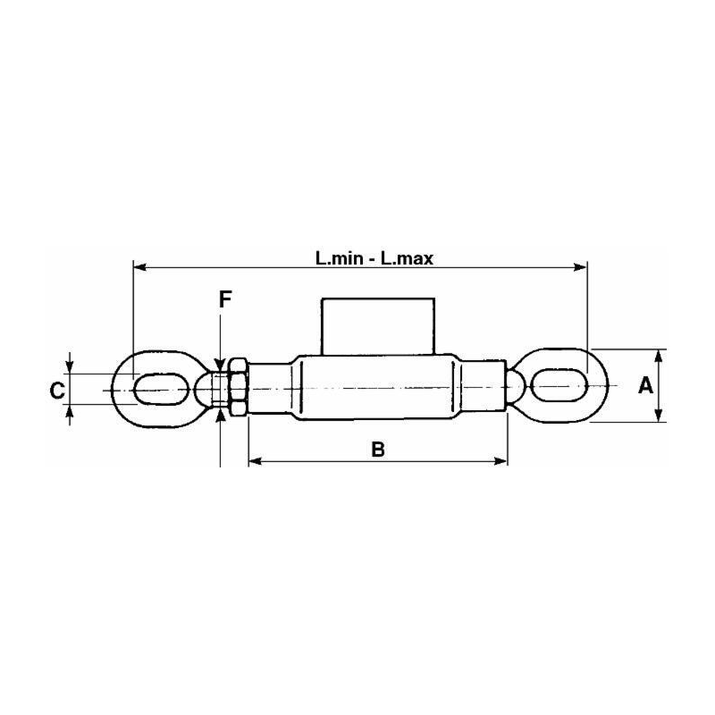 MANICOTTO PER CATENE M16X2