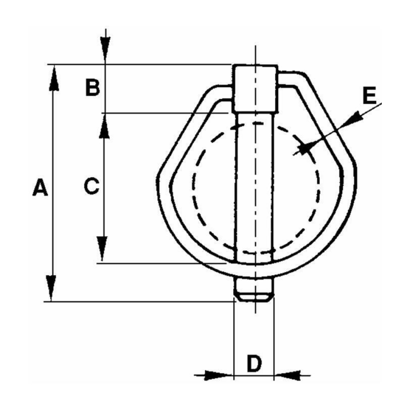 SPINA SCATTO OVALE Ø4.5X35MM