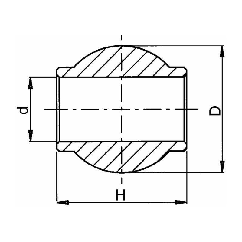 ROTULA SUPERIORE CAT.2 Ø50X51XØ25,4