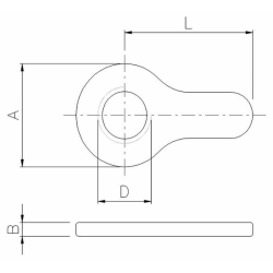 CONTRODADO ALETTA FILETTO M22X2,5