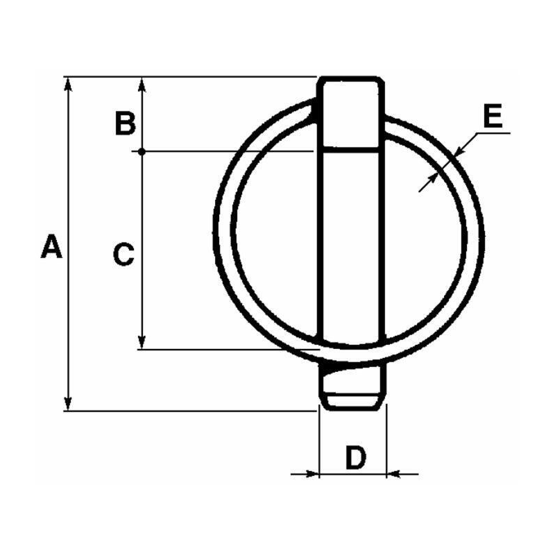 SPINA SCATTO TONDA Ø5X48MM
