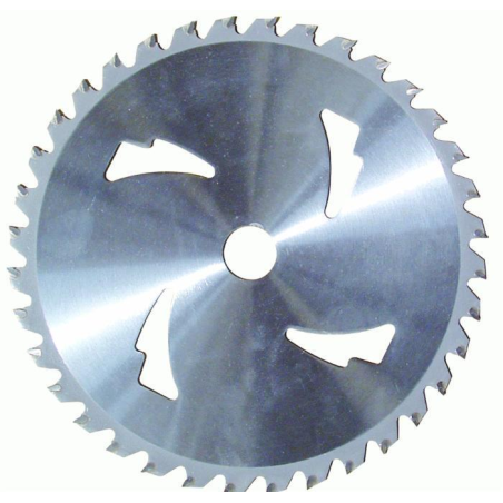 DISCO CON PLACCHETTE IN TUNGSTENO 36 DENTI Ø255