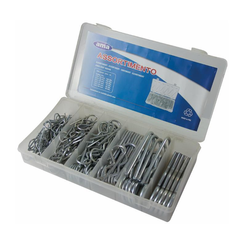 ASSORTIMENTO COPPIGLIE A MOLLA 150 PEZZI