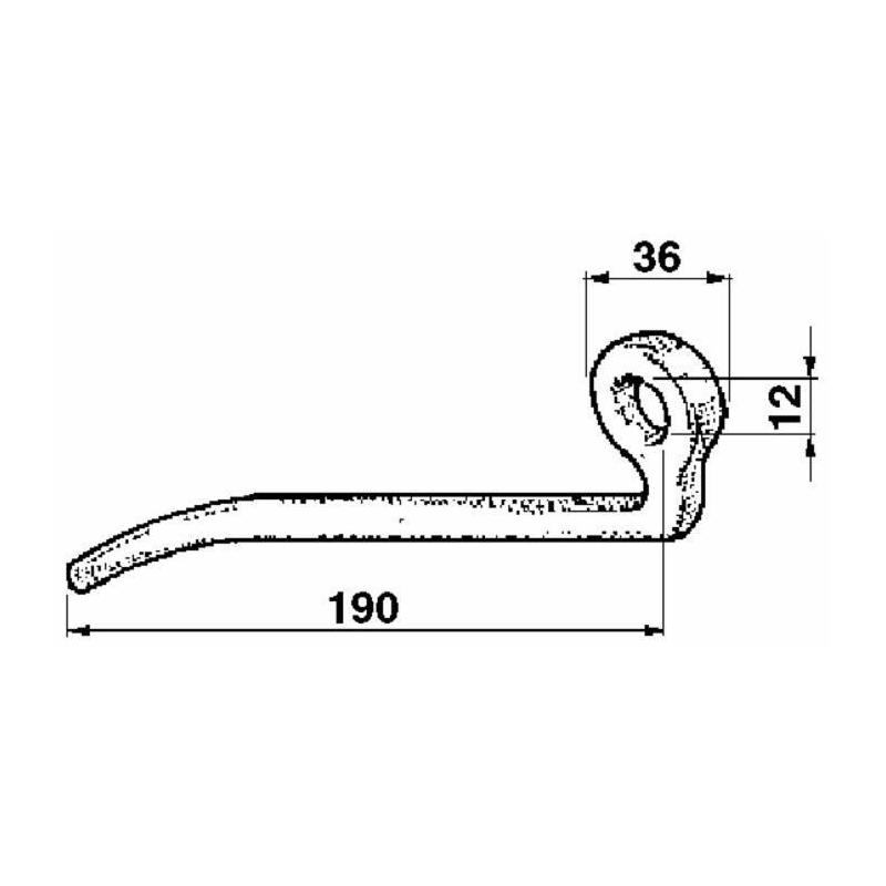 LEVA TENDICATENA Ø12MM