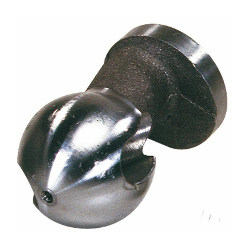 SFERA PER RIMORCHI CON ASOLA DESTRA Ø60MM.