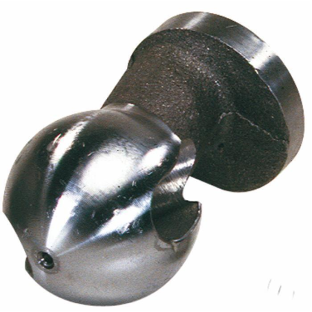 SFERA PER RIMORCHI CON ASOLA DESTRA Ø60MM.