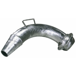 CURVA ZINCATA 90° CONO CONO E SFERA Ø 150