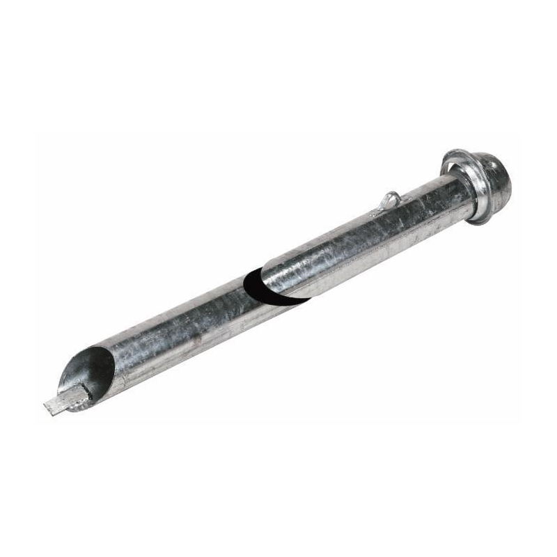 TUBO DI ASPIRAZIONE CON GIUNTO SFERICO MASCHIO E ANELLO ZINCATI LUNGHEZZA 3MT, Ø 150MM