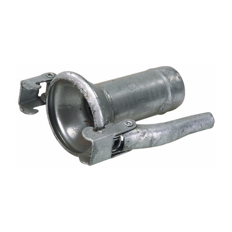 CONTROSFERA ZINCATA CON TRONCHETTO PORTAGOMMA Ø 100MM