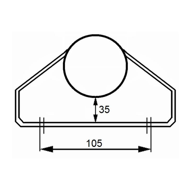 SERVOTIMONE LEGGERO A RUOTA RIBALTABILE 200X60