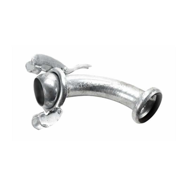 CURBA 90° CON GIUNTO "BAUER" Ø108MM.