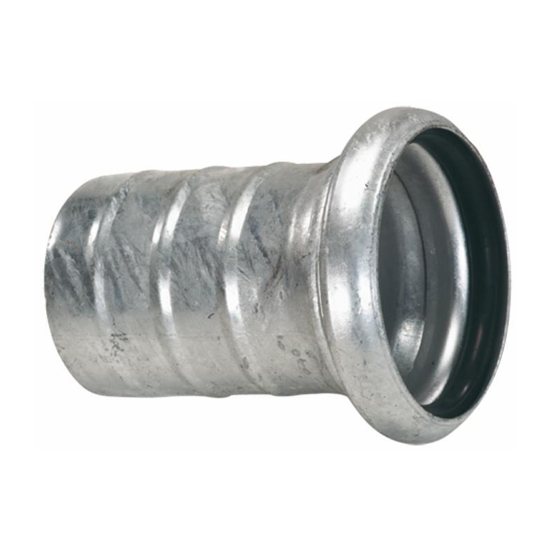 CONTROSFERA ZINCATA CON TRONCHETTO PORTAGOMMA "BAUER" Ø89X76