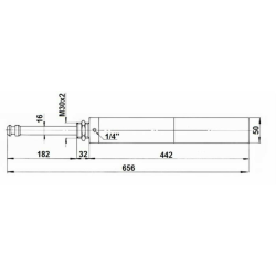 PISTONE SEMPLICE EFFETTO PER SARACINESCA 5"