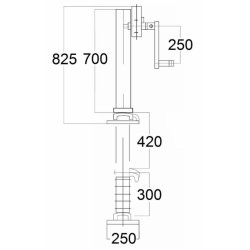 SOLLEVATORE PER RIMORCHI TANDEM PORTATA 12 TON