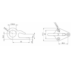 TENDIFUNE LEGGERO LUNGHEZZA 73,5MM
