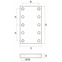 PIASTRA A SALDARE 130X220, M16
