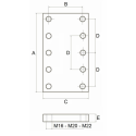 PIASTRA A SALDARE 270X160. M22