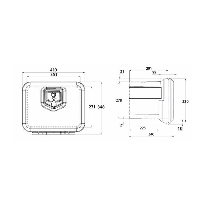 CASSETTA PORTA ATTREZZI IN PLASTICA