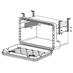KIT STAFFE PER MONTAGGIO VERTICALE CASSETTE PORTA ATTREZZI