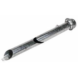 TUBO DI ASPIRAZIONE CON GIUNTO SFERICO MASCHIO E ANELLO ZINCATI LUNGHEZZA 2MT, Ø 120MM