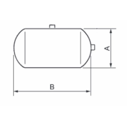 SERBATOIO ARIA COMPRESSA DA 65 LITRI