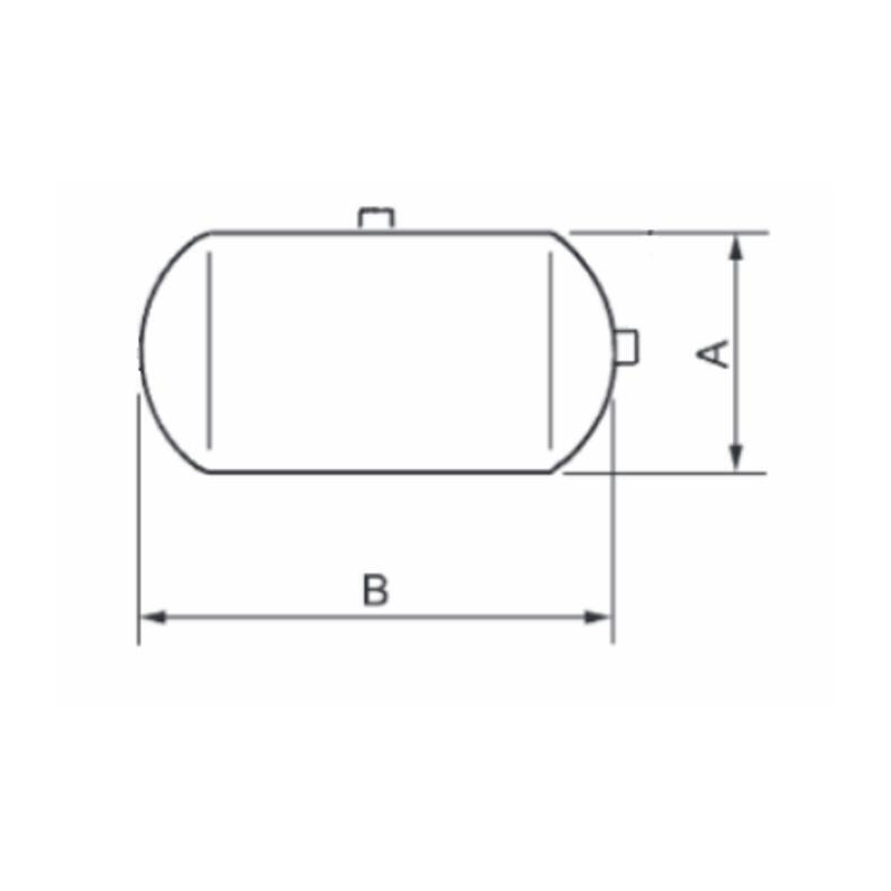 SERBATOIO ARIA COMPRESSA DA 65 LITRI
