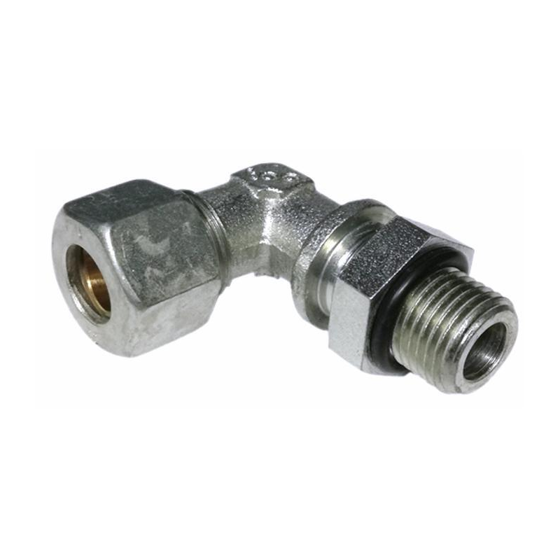 RACCORDO A GOMITO M22X1,5 PER TUBO Ø 20MM