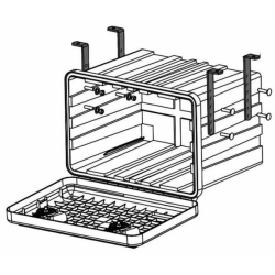STAFFE PER MONTAGGIO VERTICALE CASSETTE PORTA ATTREZZI