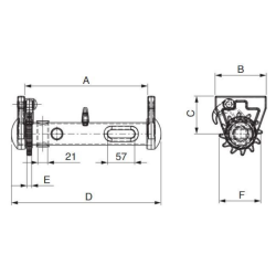 VERRICELLO TENDICINGHIA LATO Ø 48MM DX