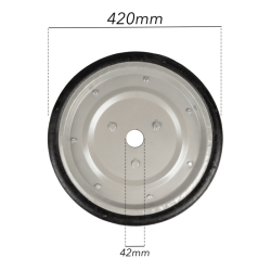 RUOTA PER MOTOZAPPA Ø 420 MM