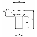 VITE PER RUOTE M16X1,5