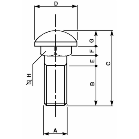 COLONNETTA PER RUOTE M16X1,5 ADATTABILE FIAT