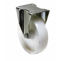 RUOTA NYLON Ø 125 MM CON SUPPORTO FISSO