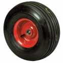 RUOTA PNEUMATICA RIGATA MISURE 16X6.50X8" CON CUSCINETTI
