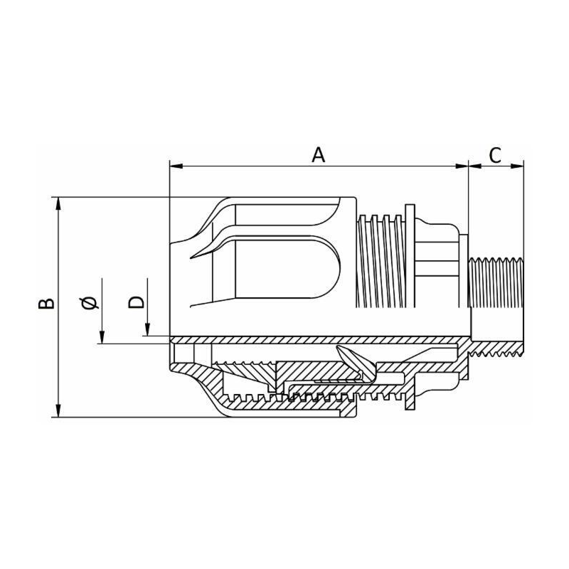 RACC M.3/4"x25