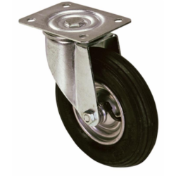RUOTA PNEUMATICA Ø 200MM CON SUPPORTO GIREVOLE