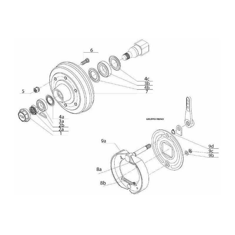 KIT CUSCINETTI 30208+32013 ADR IN BLISTER 1 PZ