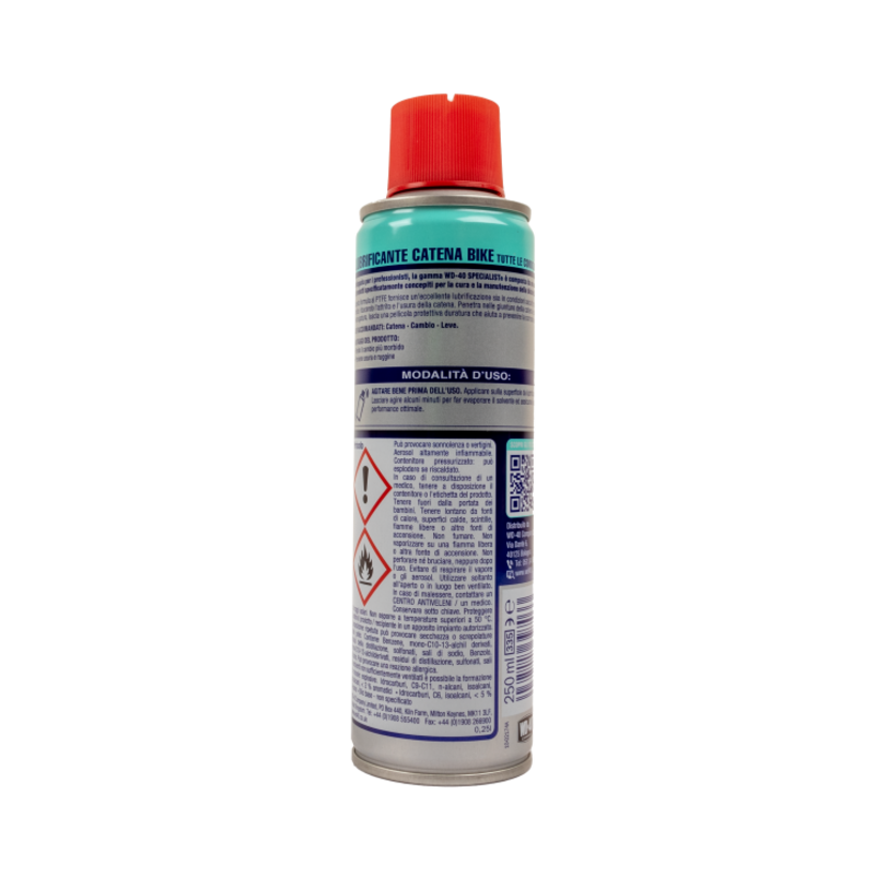 wd40 specialist bike lubrificante catena universale