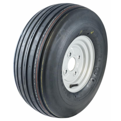 RUOTA PNEUMATICA RIGATA 16X6,50-8" CON CERCHIO IN FERRO 4 FORI FIAT 10PR