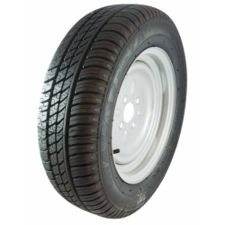 RUOTA PNEUMATICA 185/65 R14 E CERCHIO IN FERRO 5 FORI