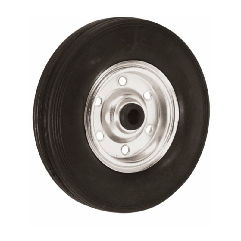 RUOTA GOMMA PIENA 250X65 MOZZO Ø 20X60
