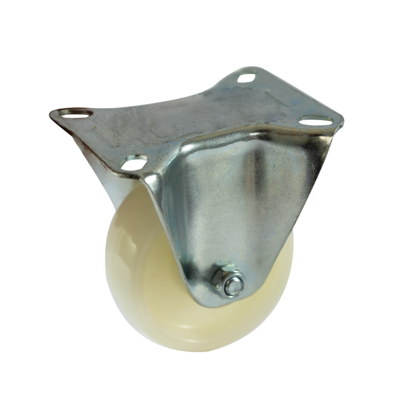 RUOTA NYLON Ø 100MM CON SUPPORTO FISSO