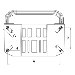 PORTA CUNEO PER CUNEO RAGGIO 460