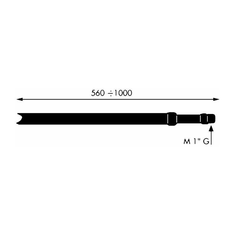 TUBO TELESCOPICO DI ASPIRAZIONE